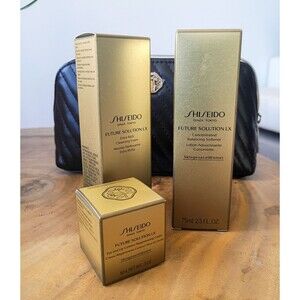Shiseido FUTURE SOLUTION LX 4pc Skincare Lifting & Firming Travel Gift Set | NEW
